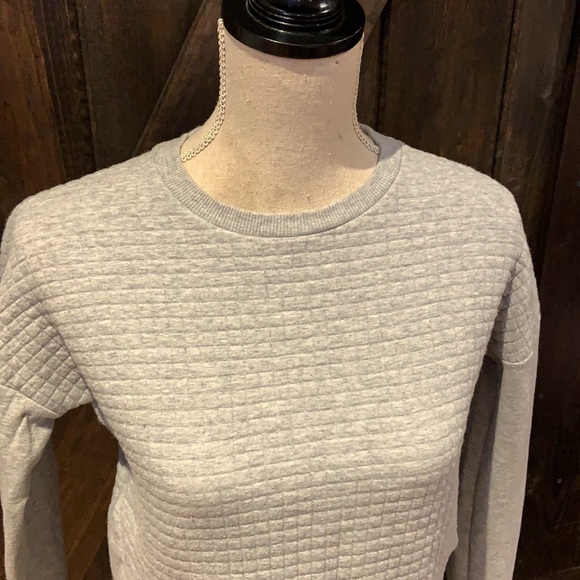 Grey waffle diadora crew neck sweater - Picture 2 of 10